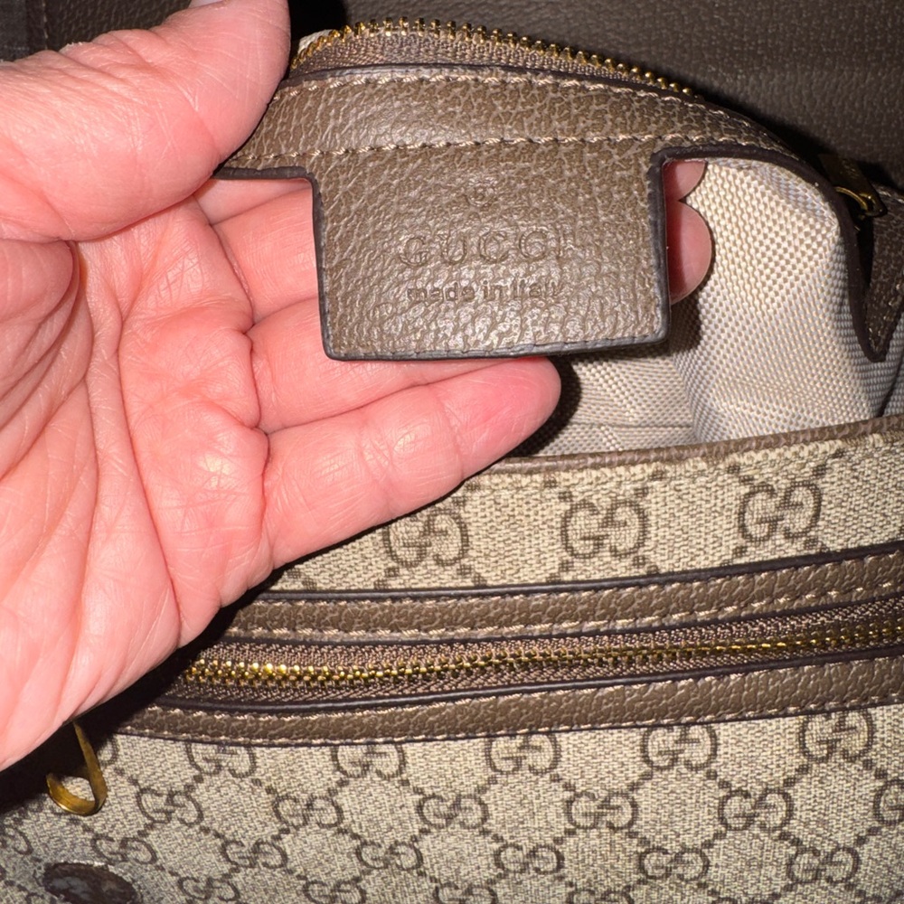Gucci Beige and Brown GG Messenger Bag - Picture 4 of 4